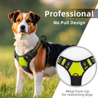 Dog Harness With Handle  Adjustable Pet Vest Outdoor Walking