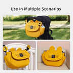 Kitten-Themed Stroller Organizer & Crossbody Bag