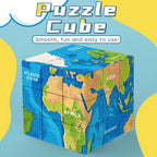 Maps 3x3 Speed Cube, UV Printing Element Cube Magic Cube Educational Puzzles Toys Christmas Thanksgiving Halloween Gifts