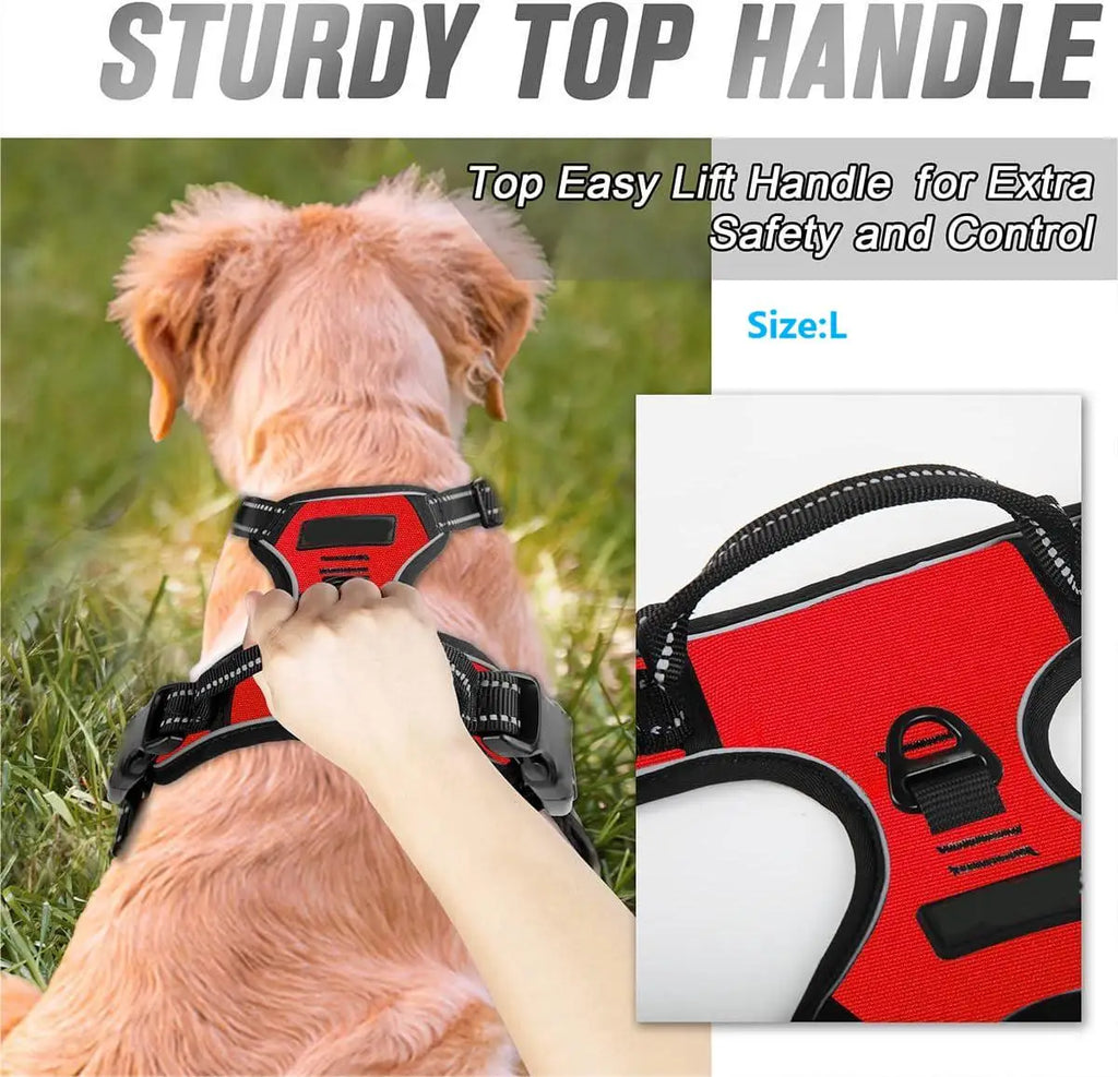 Ultra-Lightweight Ergonomic No-Pull Dog Harness