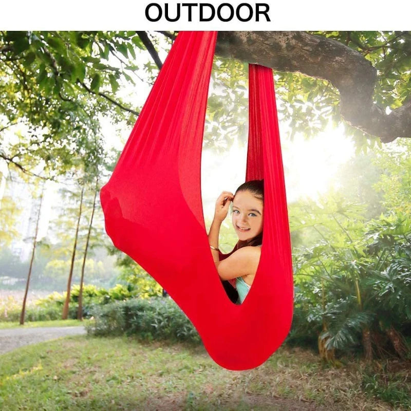 Children's Hammock Sensory Swings Elastic Hanging Hammocks for Kids