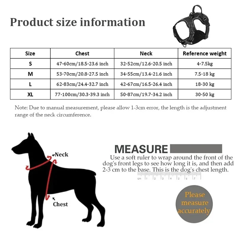 Ergonomic Purple No-Pull Padded Dog Harness