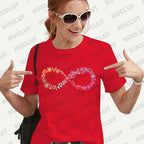 Autism Infinity Symbol Shirt for Woemn Autism Month Tshirts  Awareness Tee Shirts Femme Neurodiversity Tee Autism Women Clothing