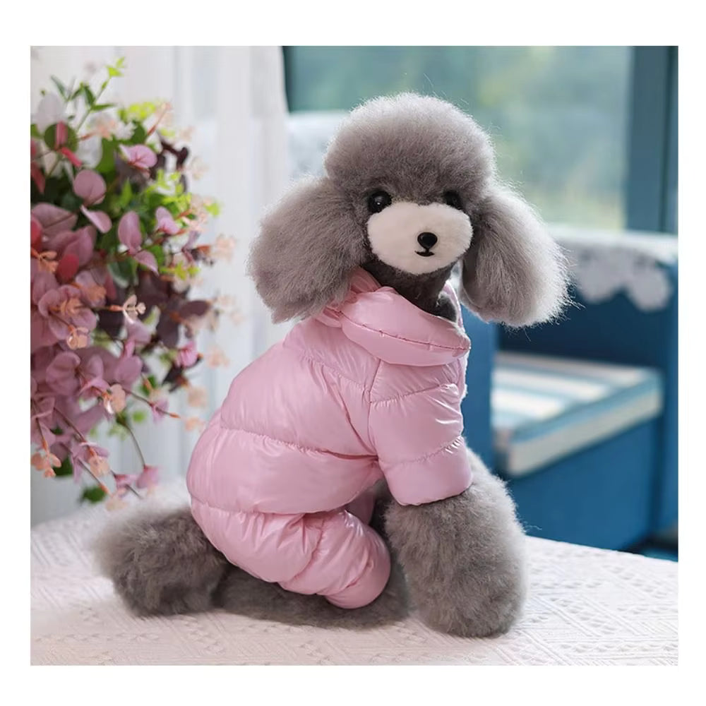 Puffer Dog Jacket – Warm & Waterproof Pet Coat EB 45