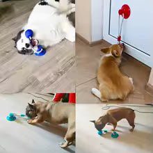 Tug of War TPR Ball Molar Teeth Cleaning Toy for Dogs Self Play Separation Anxiety