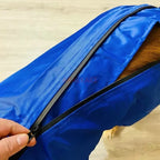 Dogs Waterproof Rain Jacket with Hood & Leg Coverage