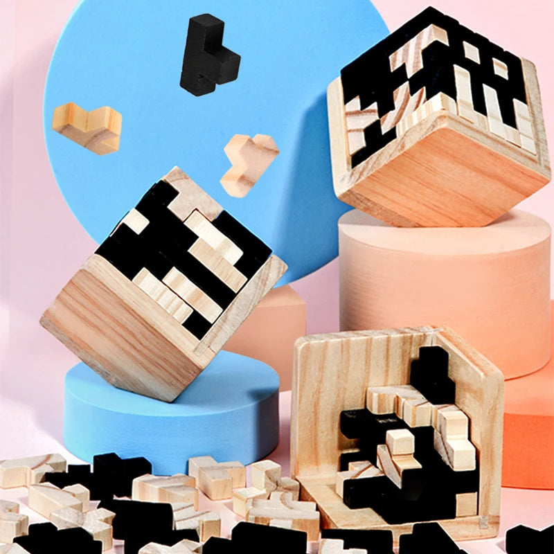 3D Wooden Puzzle