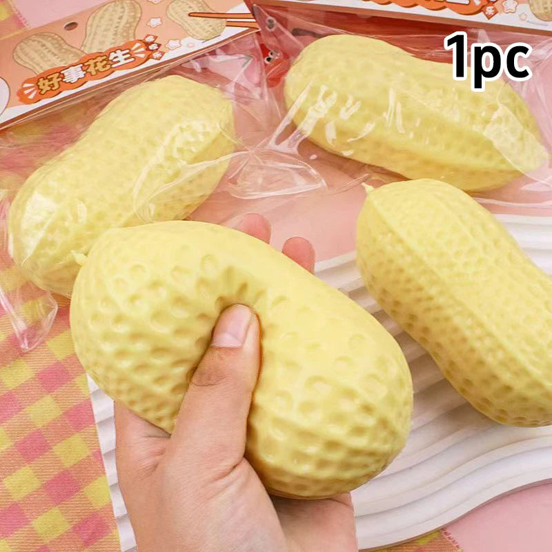 Peanut Stress Ball Crunchy Squeeze Ball  ASMR Sensory Anti Stress Ball