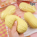 Peanut Stress Ball Crunchy Squeeze Ball  ASMR Sensory Anti Stress Ball