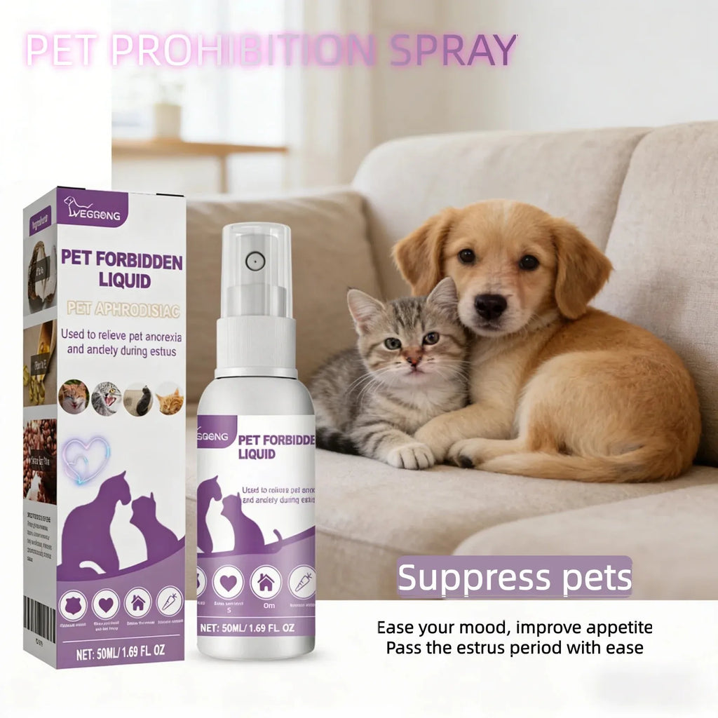Pet Calming Spray Pheromone Diffuser for Cats Dogs