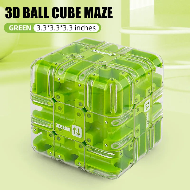 Logical thinking toy ball maze cube Educational Labyrinth Cube 3d Magic cube