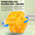 Logical thinking toy ball maze cube Educational Labyrinth Cube 3d Magic cube
