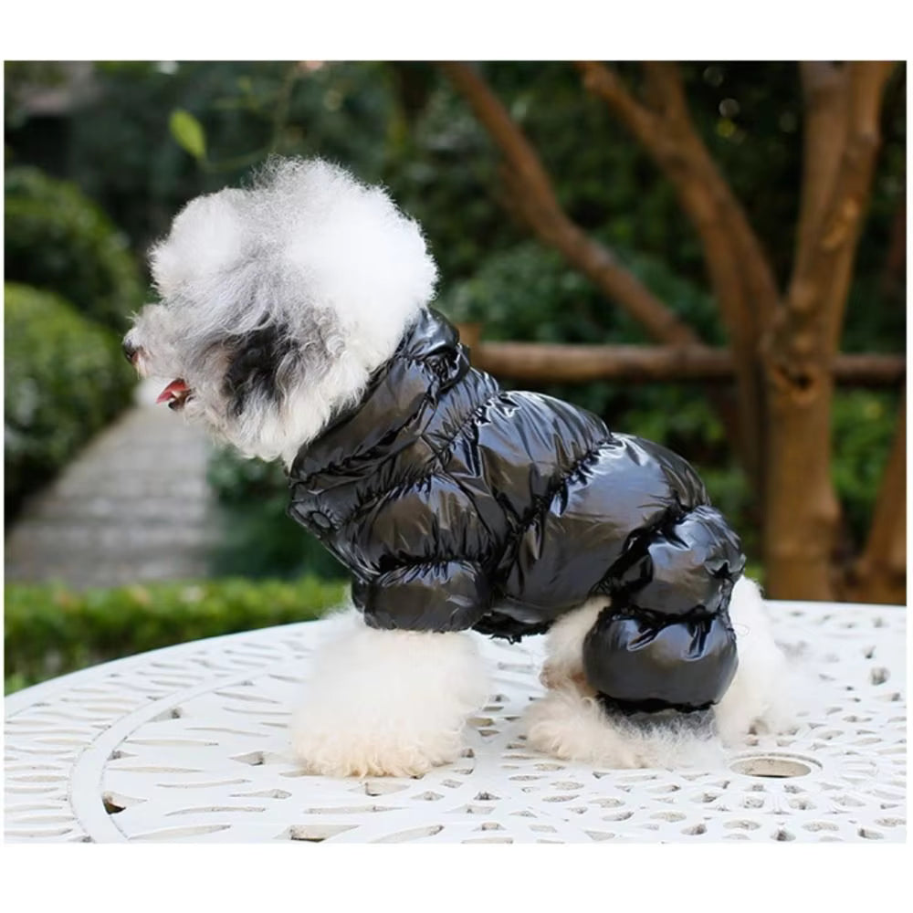 Puffer Dog Jacket – Warm & Waterproof Pet Coat EB 45