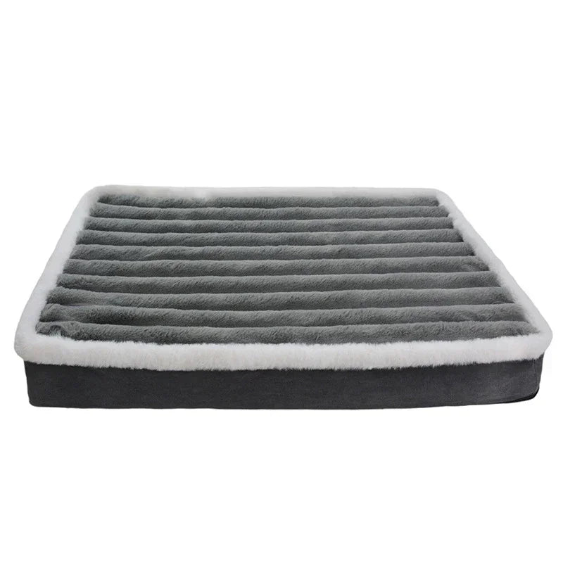 Ultra Plush Deluxe Orthopedic Foam Dog Bed Rectangular