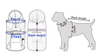 Easy Large Dog Raincoat Corgi Cloak Style