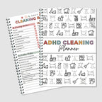 New ADHD Cleaning Family Daily Planner Cute Notebook