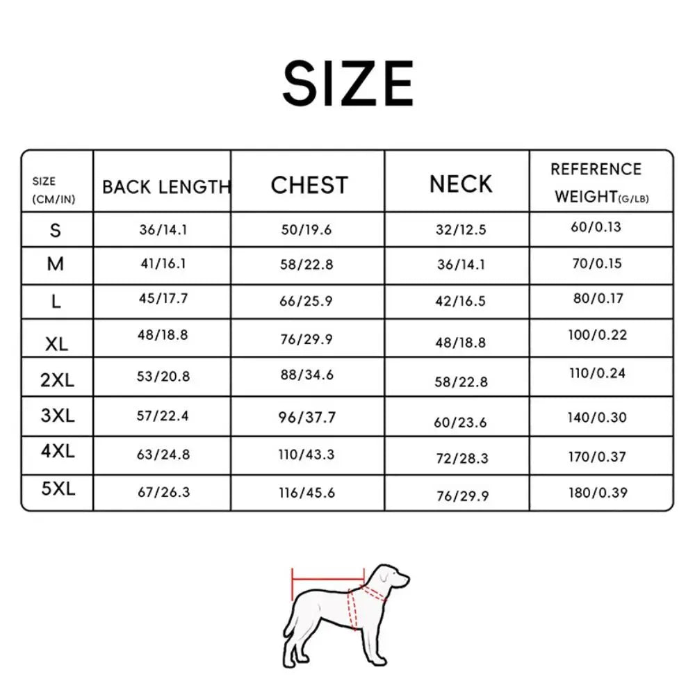 Dog Hoodie Warm Winter Dog Clothes Windproof High-Neck Dog Anxiety Vest