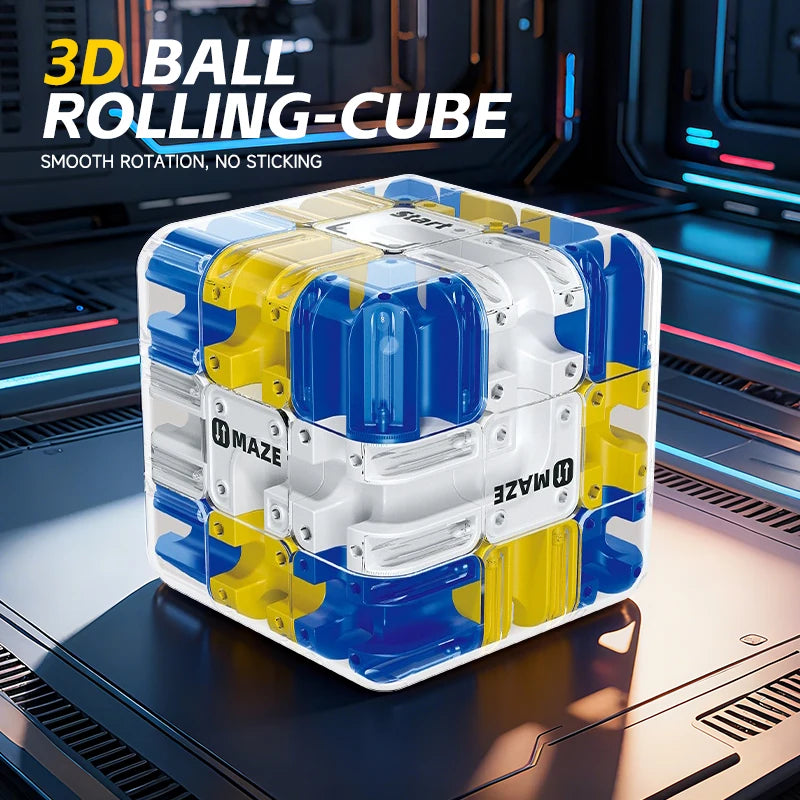 Logical thinking toy ball maze cube Educational Labyrinth Cube 3d Magic cube