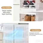 Foldable Shoe Rack Adjustable For Shoe Closet Dorm Apartment