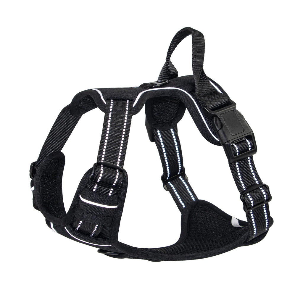 Dog Harness With Handle  Adjustable Pet Vest Outdoor Walking