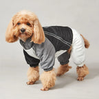 Retro Colorblock Full-Body Dog Winter Suit | Waterproof EB901