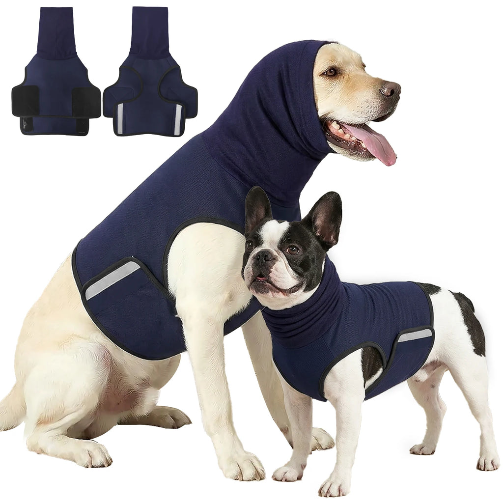 Dog Anxiety Vest,Skin-Friendly Thunder Jacket for Dogs