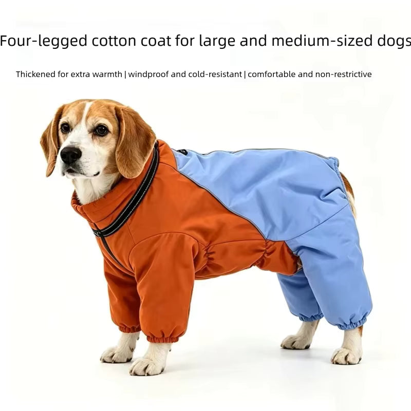 Lambs Wool Dog Coat | Winter Warm Leg Jacket