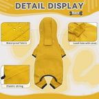 Golden Storm™ Waterproof Dog Raincoat with Adjustable Hood
