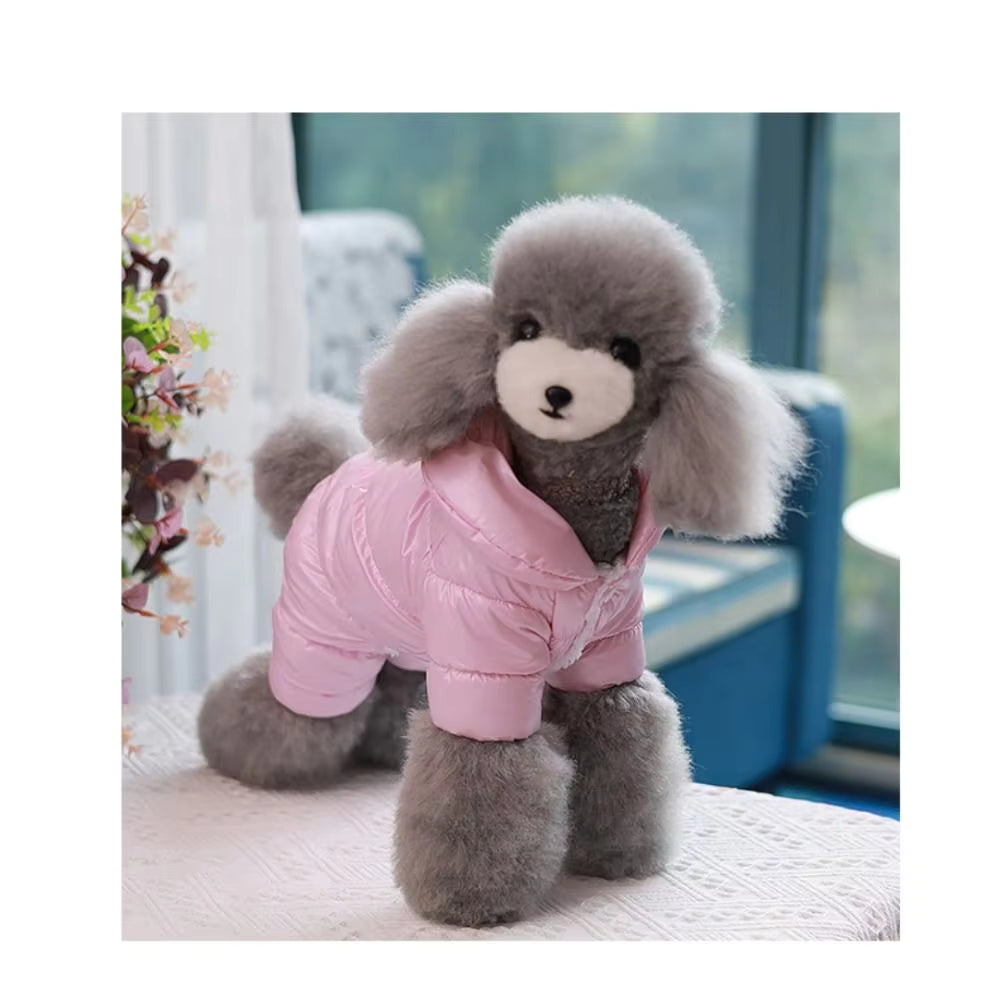 Puffer Dog Jacket – Warm & Waterproof Pet Coat EB 45
