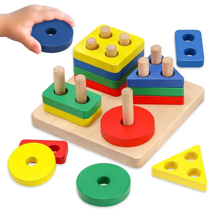 Wooden Geometry Puzzle