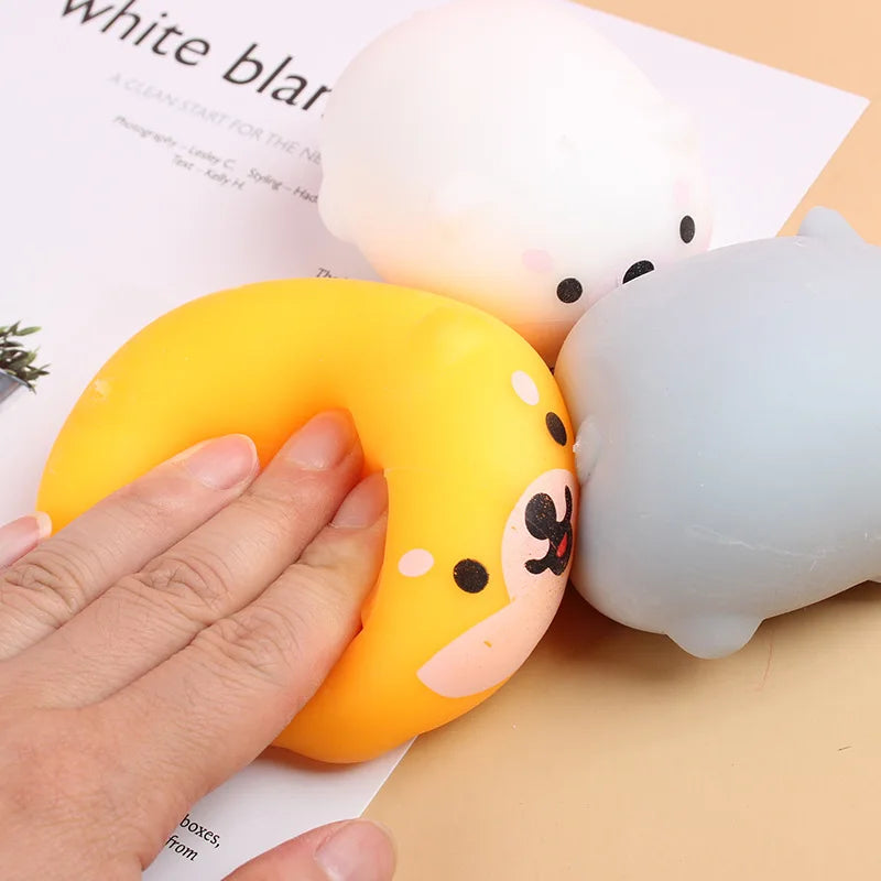 Anti Stress Ball Puppy shaped squeeze Angst Stress Relief