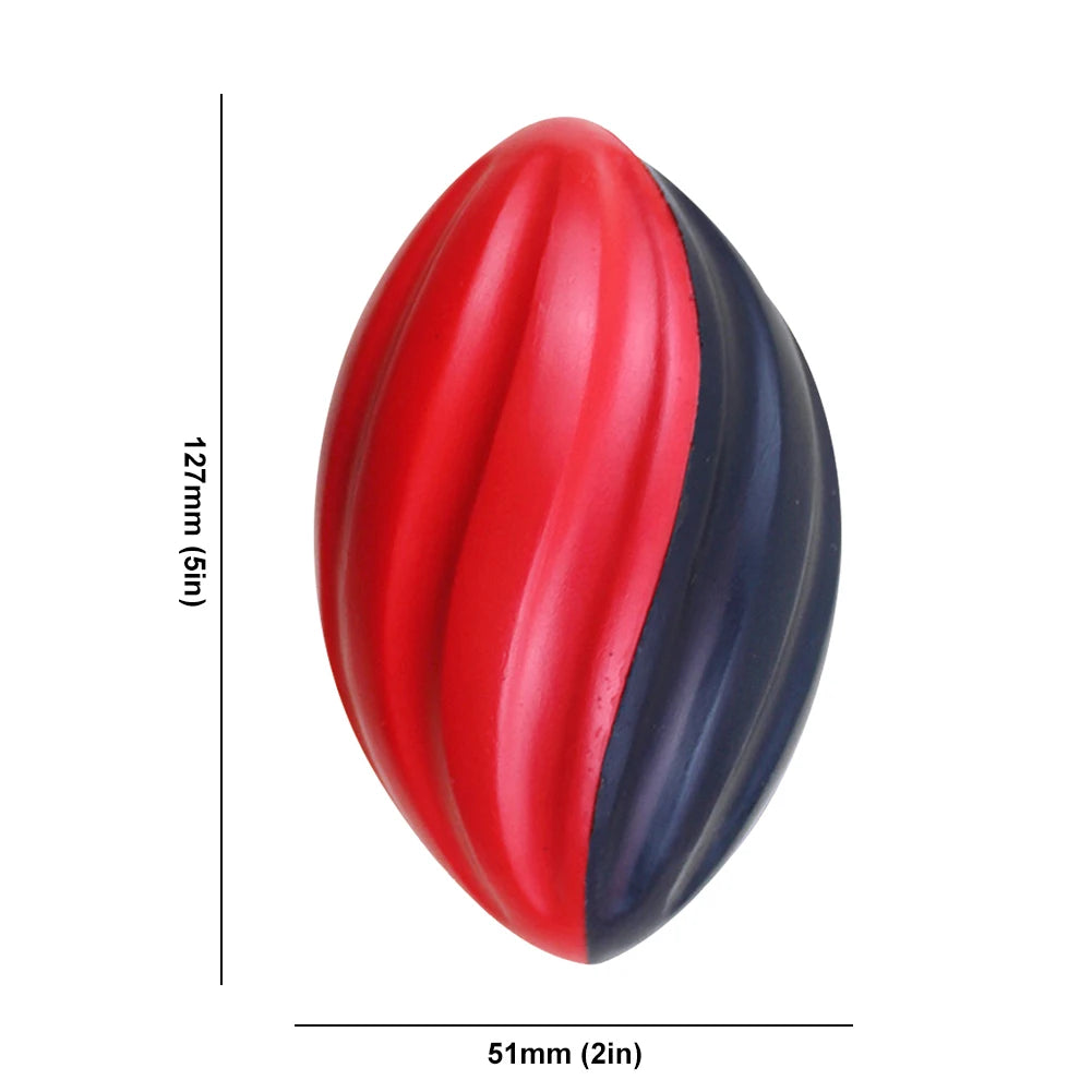 1Pcs Mini Rugby Ball Football Stress Ball Hand Grip Football Training Stress Ball Anxiety Relief For Team Activities Party Toys