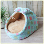 Pet Dog House Soft Cozy Pet Sleeping Bed  Dogs Cats