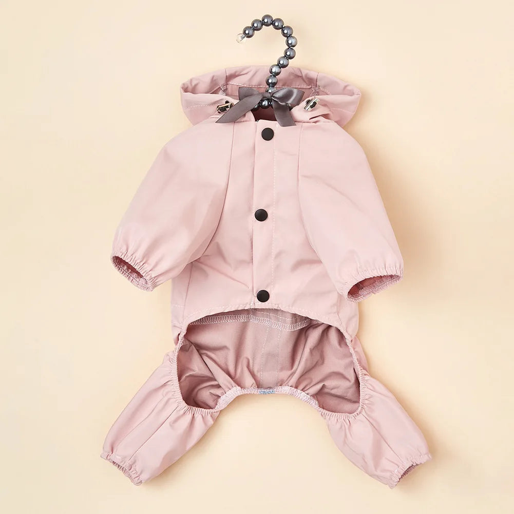 Waterproof Dog Raincoat – Full Coverage Hooded Rain Jacket EB44