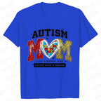 Autism Awareness Neurodiversity T-shirts for Women Autism Mom Like Normal Mom Except Much Stronger Tshirts Autism Mama Gift
