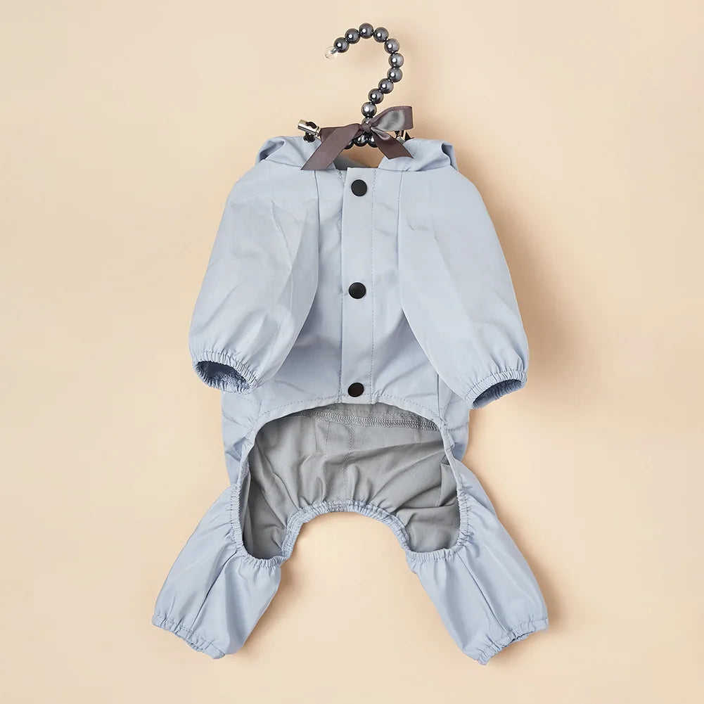 Waterproof Dog Raincoat – Full Coverage Hooded Rain Jacket EB44