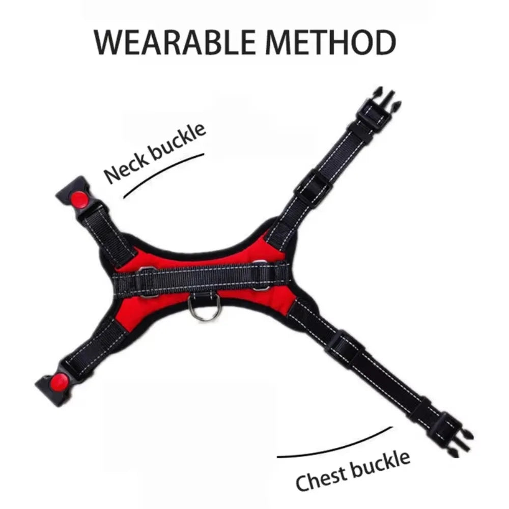Tactical Camouflage No-Pull Dog Harness