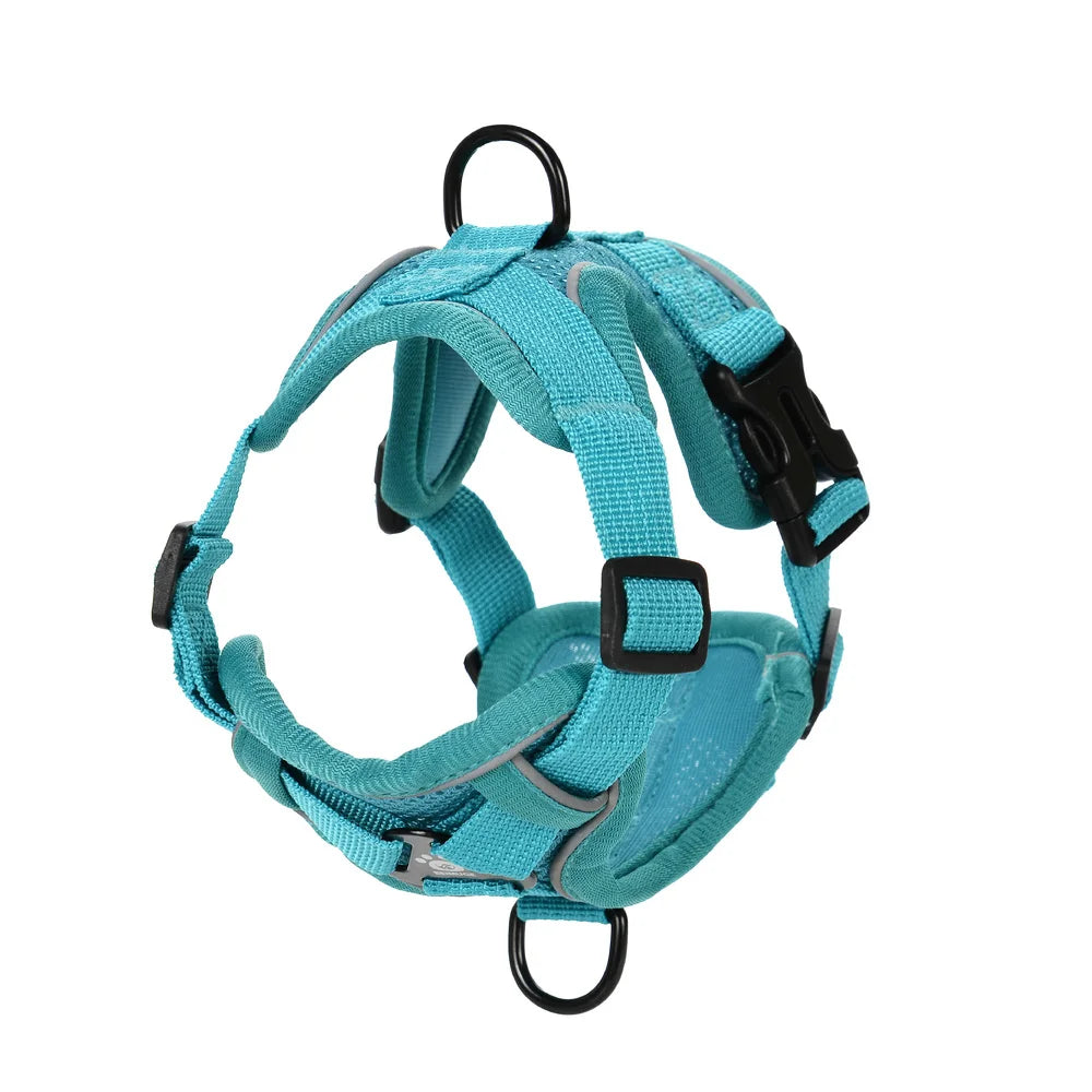 Dog Harness Adjustable Puppy Leash Reflective