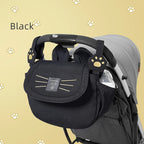 Kitten-Themed Stroller Organizer & Crossbody Bag