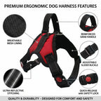 Tactical Camouflage No-Pull Dog Harness
