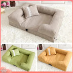Removable Pet Sofa Bed for Dogs and Cats Waterproof Orthopedic Dog Bed