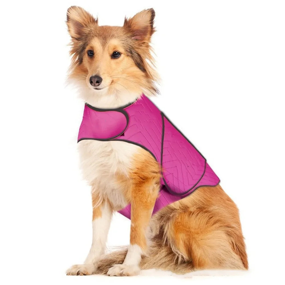 Elastic Dog Anxiety Jacket Reflective Breathable Dog Thunder Vest