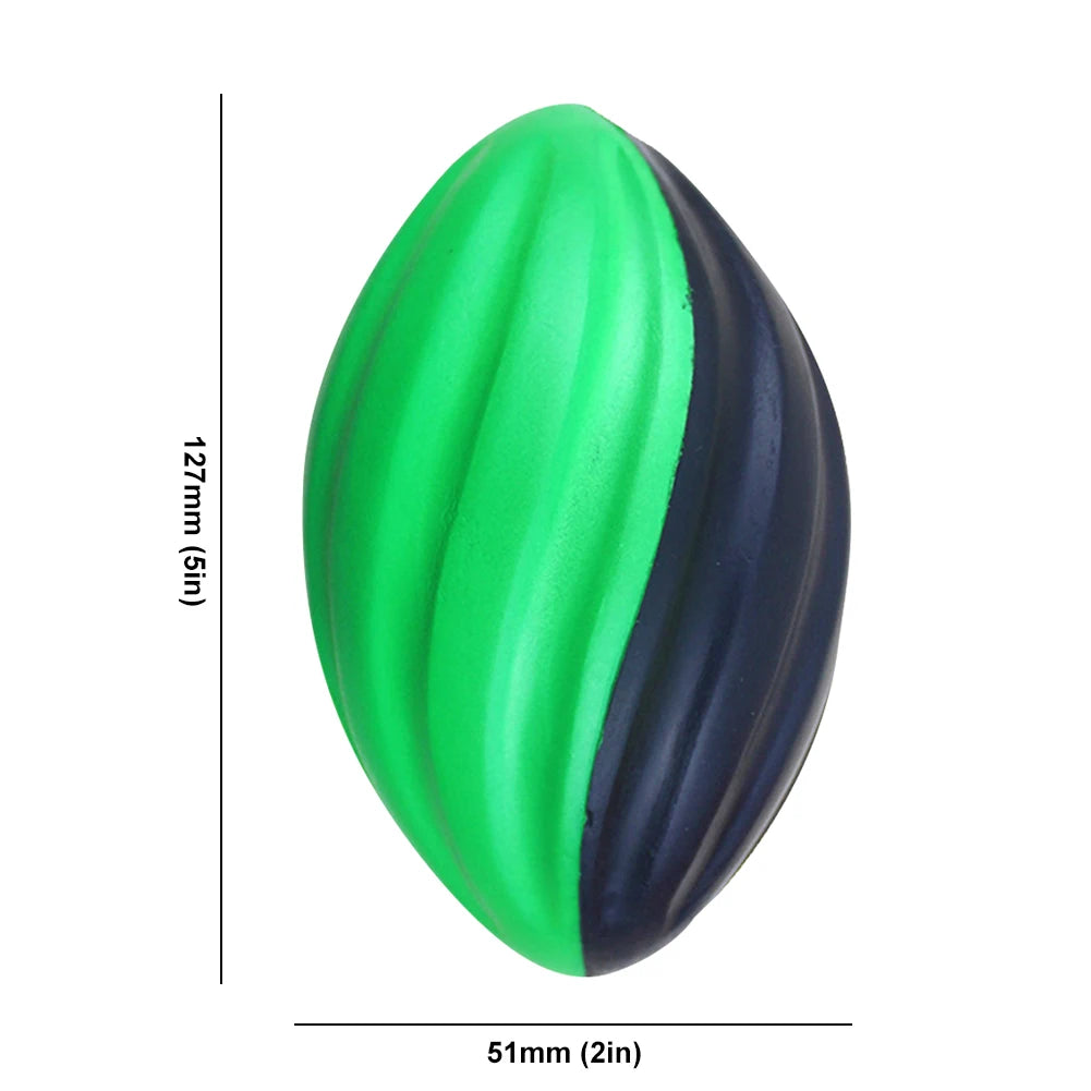 1Pcs Mini Rugby Ball Football Stress Ball Hand Grip Football Training Stress Ball Anxiety Relief For Team Activities Party Toys