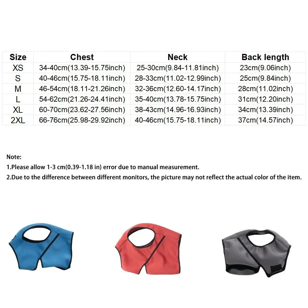 Pet Comfort Clothes Breathable Dog Calming Vest Adjustable