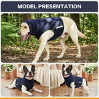Dog Anxiety Vest,Skin-Friendly Thunder Jacket for Dogs