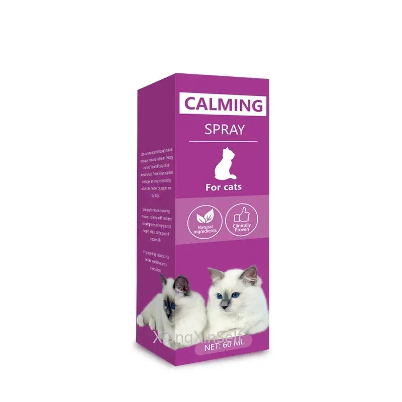 60ml Calming Spray Feline Anti Stress Pheromone Emotional Soothing Spray