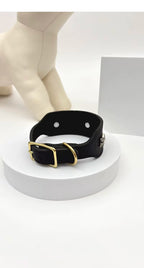 Diamond Star Leather Pet Collars