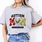 Autism Awareness Neurodiversity T-shirts for Women Autism Mom Like Normal Mom Except Much Stronger Tshirts Autism Mama Gift