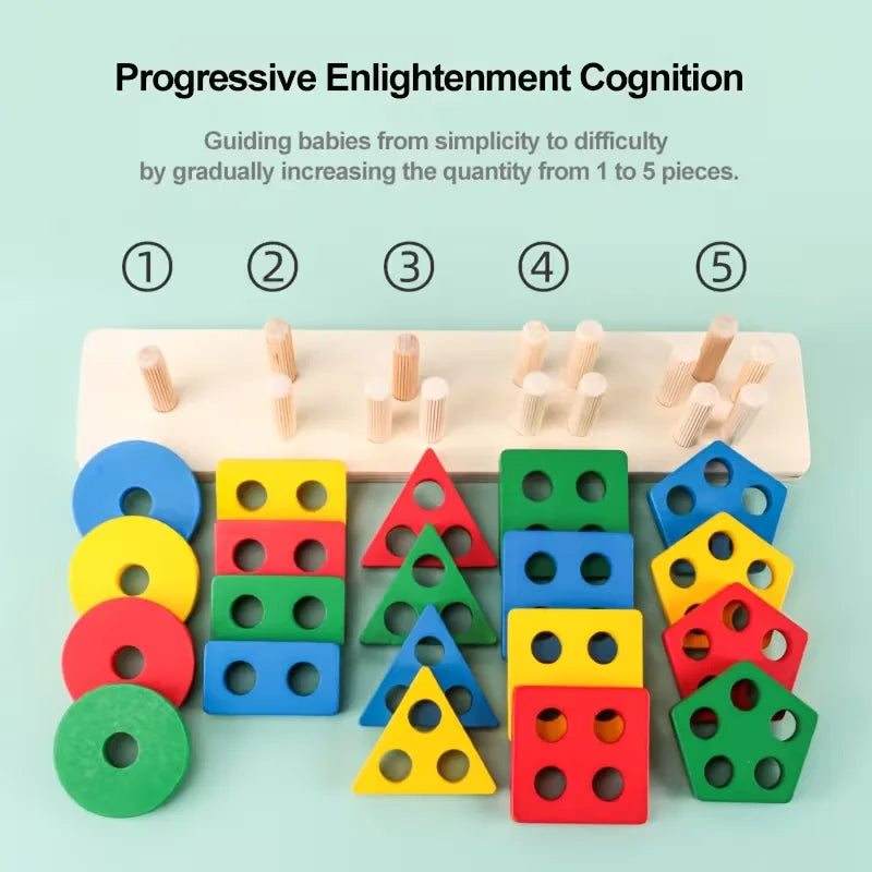 Wooden Geometry Puzzle