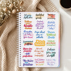 64 Sheets ADHD Daily Focus Planner A5 Notebook
